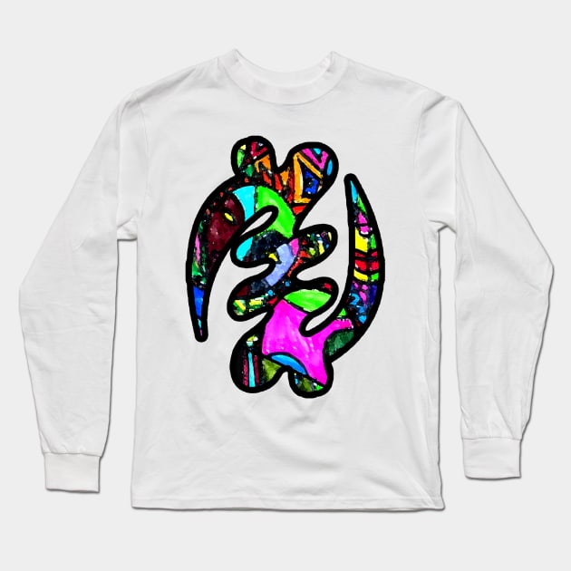 GYE NYAME Long Sleeve T-Shirt by flyjumbo